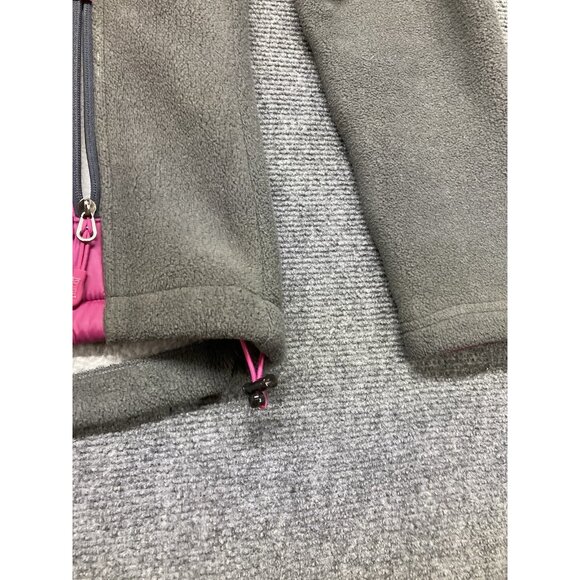 Everlast Fleece Jacket Women’s Size Medium Gray Long Sleeve Full Zip - Picture 2 of 11